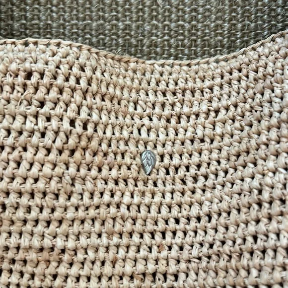 Helen Kaminski Raffia Leather Trim Tote - Picture 4 of 7